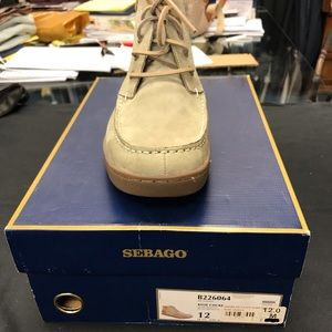 New sebago leather upper in original box